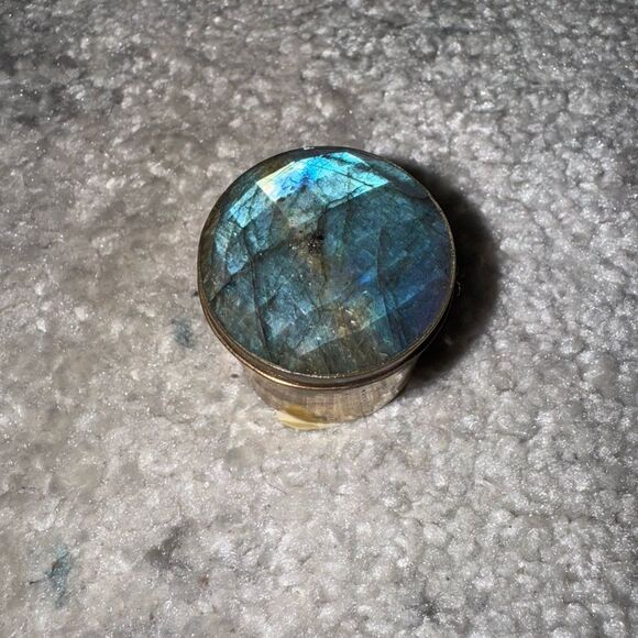 Blue Gemstone ring Box - Picture 1 of 3